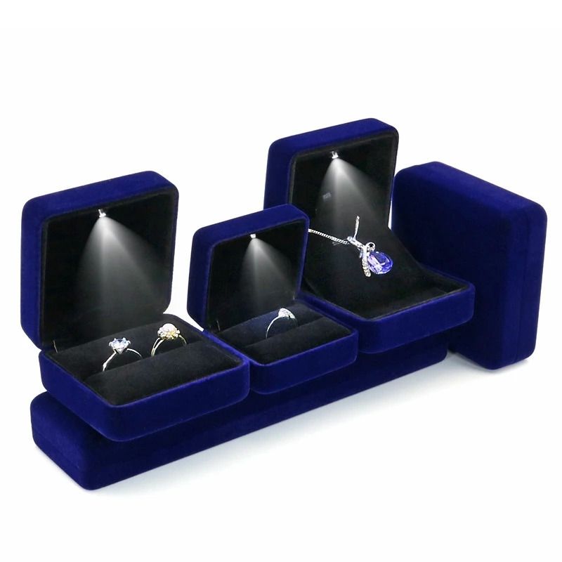 Dark Blue-Ring Box