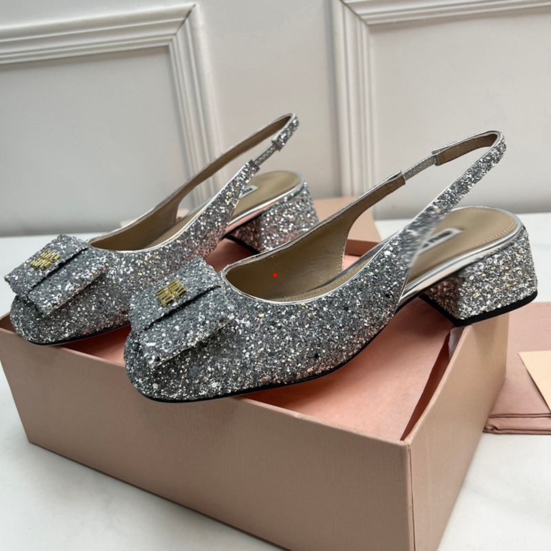 2023 Fashion Women Shoes Slingback Pumps Luxury Designer Brand