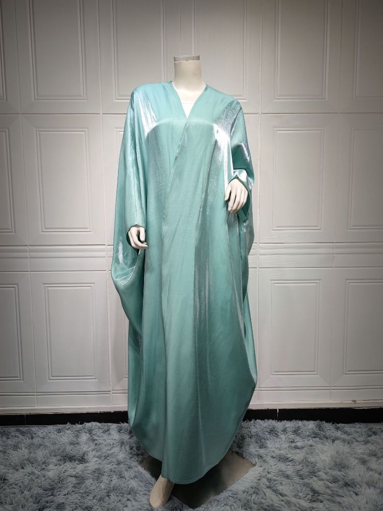 light green abaya One Size