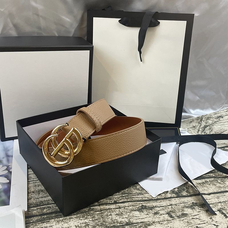 Gouden gesp + kaki riem