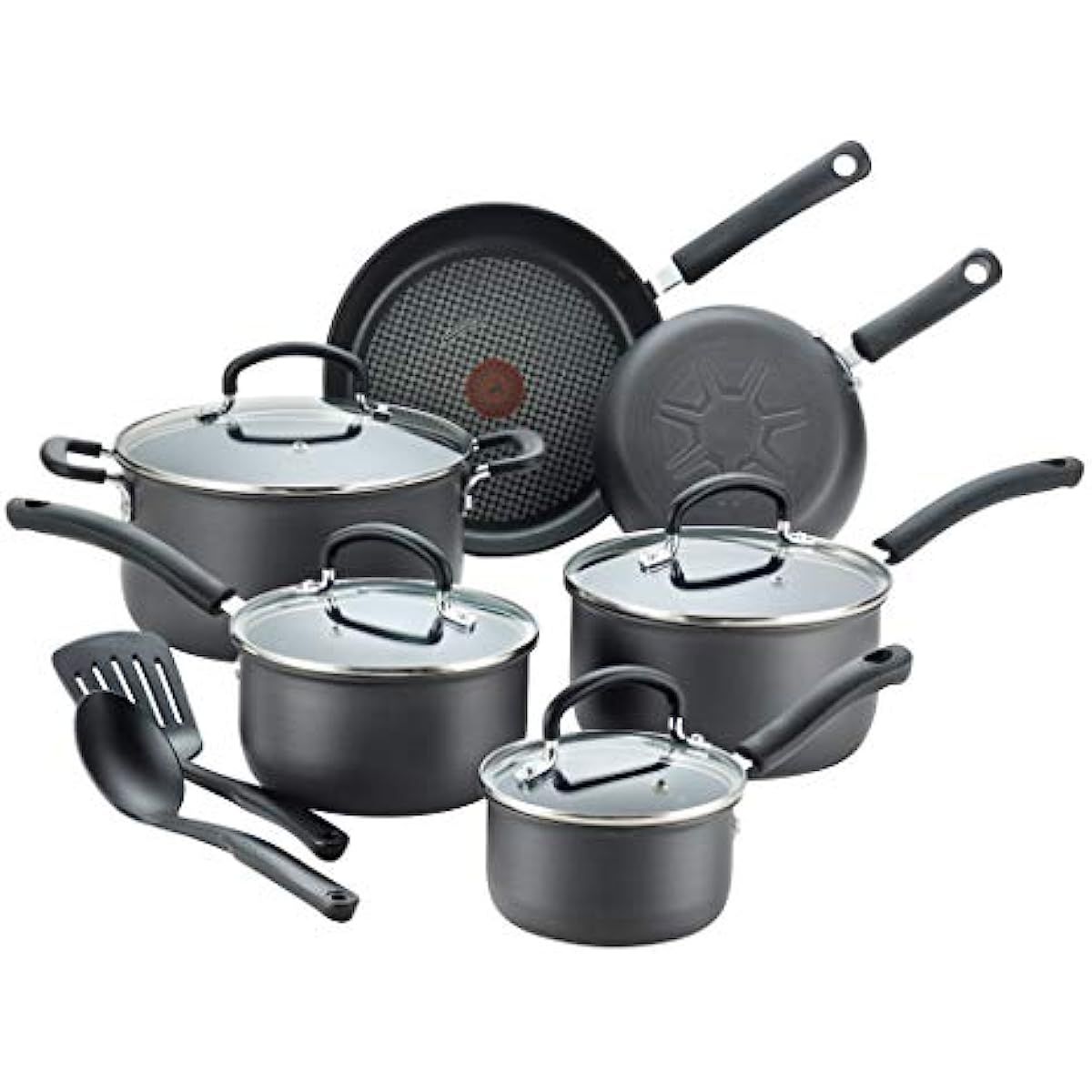 T Fal Ultimate Hard Anodized Nonstick Cookware Set Pots And Pans