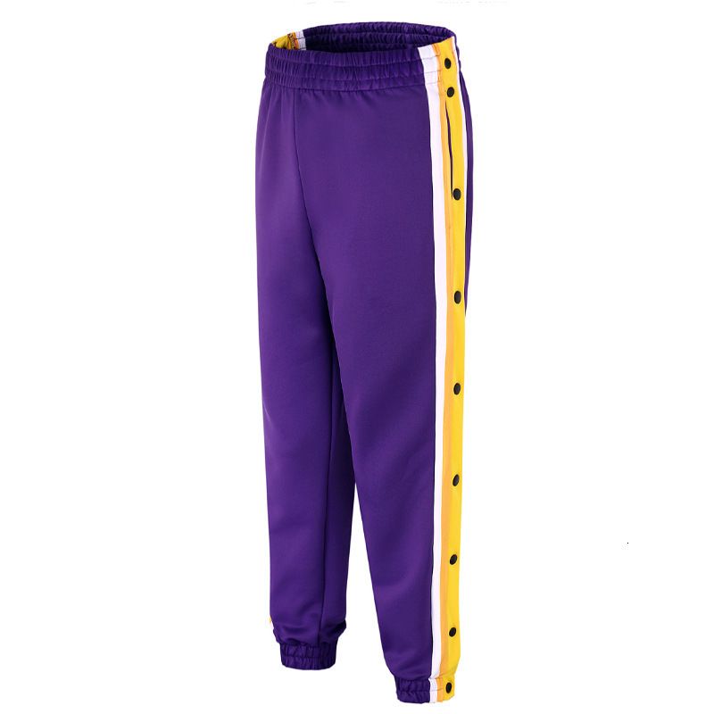 Lakers Button Up Pants - Purple - No I