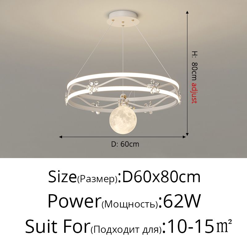 White 60x80cm 3 Colors No Remote