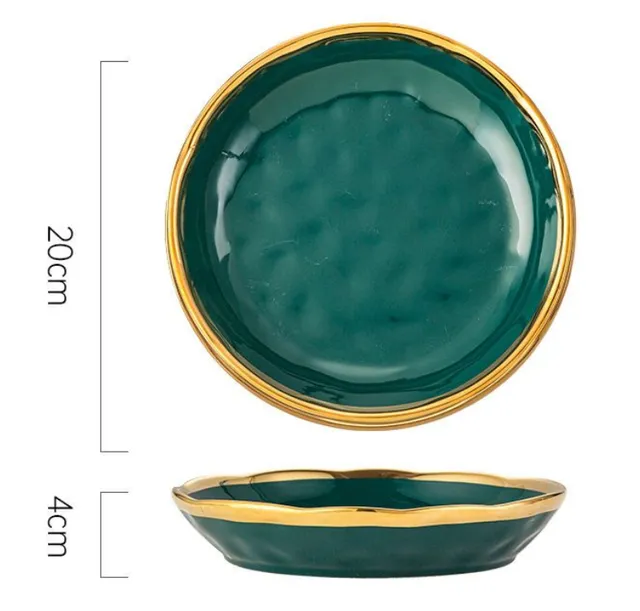 Green 8 inch plate