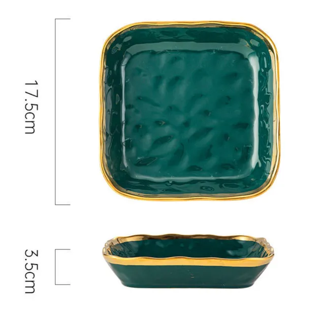 1Green 7 inch plate