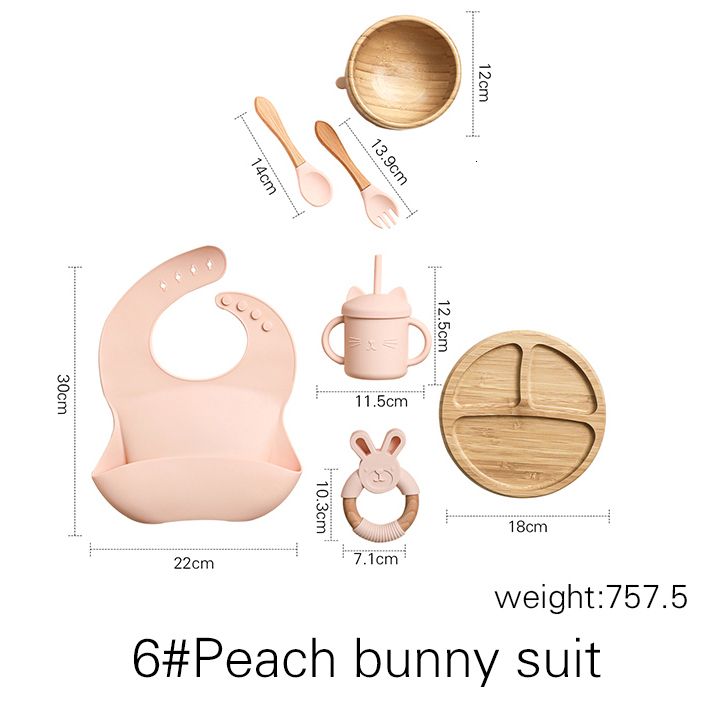 Peach Rabbit Set