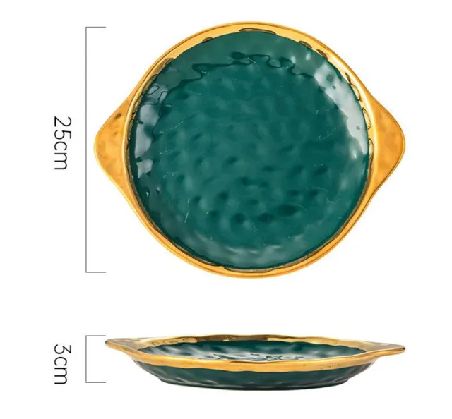 Green 9 inch plate