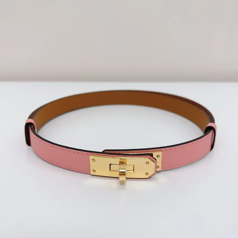 pink gold buckle