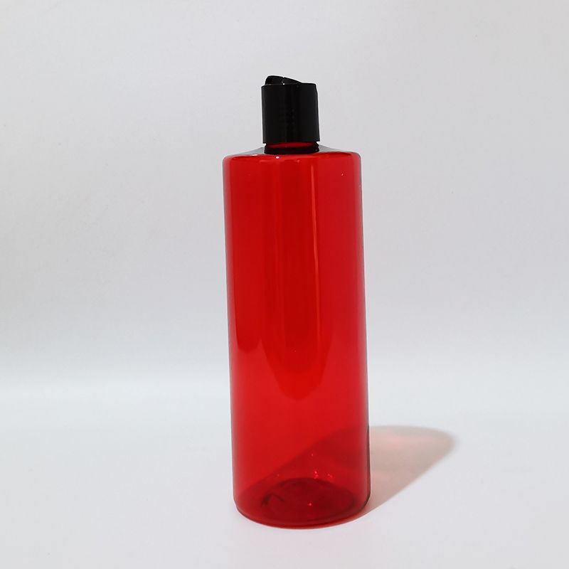 500ml bouteille en plastique noir rouge