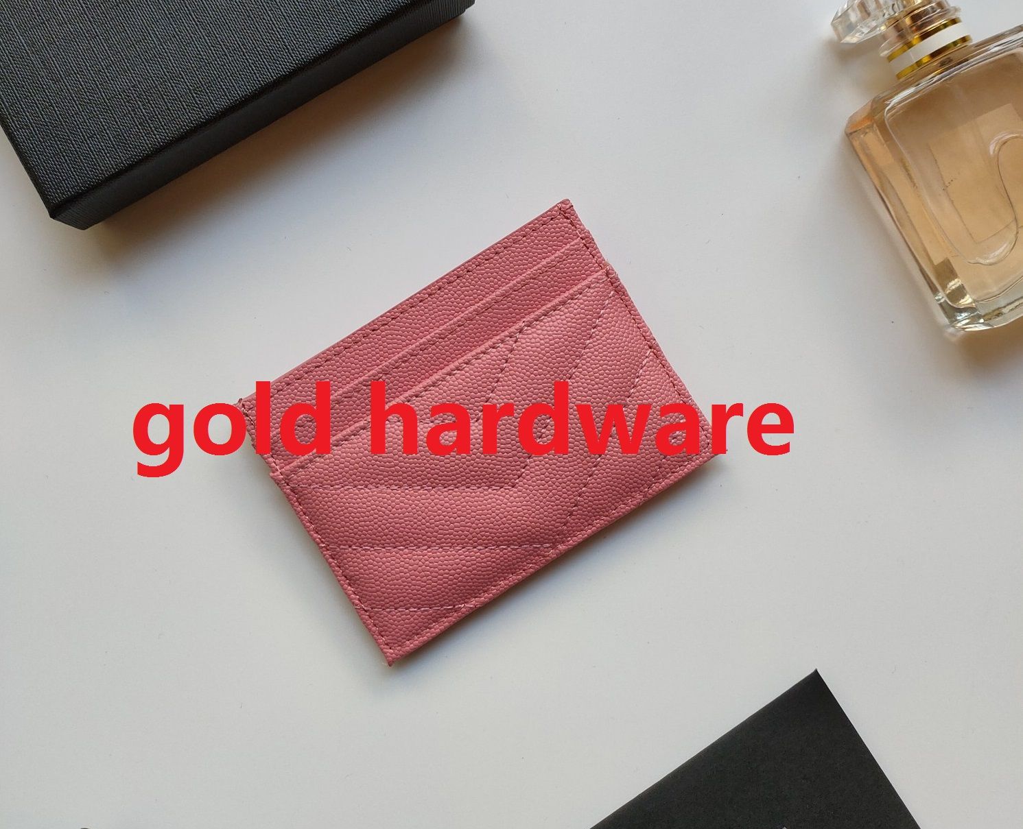 hot pink-gold hardware