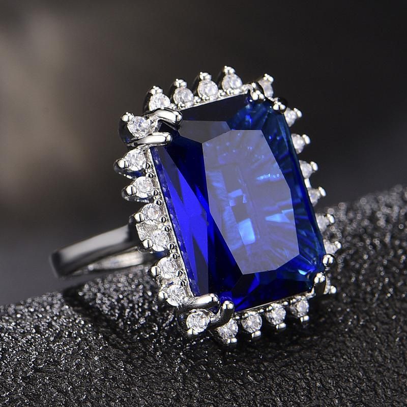 Kina Blue Stone Ring