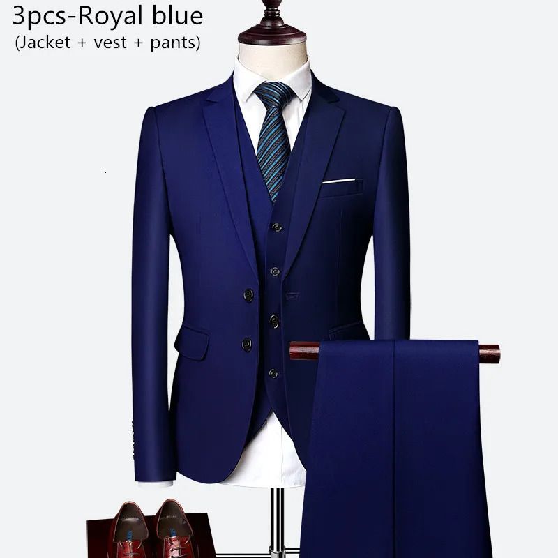 royal blue 3pcs
