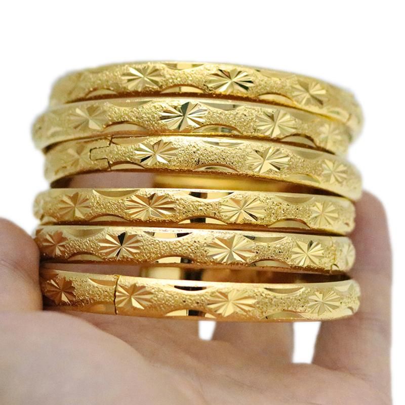 Dubai Gold Bangles Chiny 62 mm4