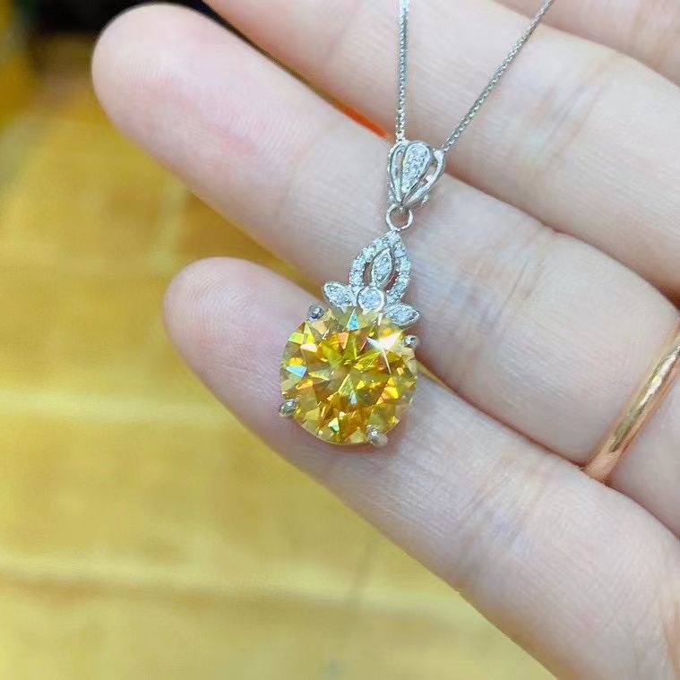 5CT 5CTmoissanite jaune