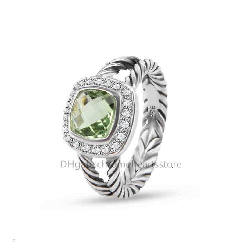 Zielony pierścień Dyjz-017 z logo