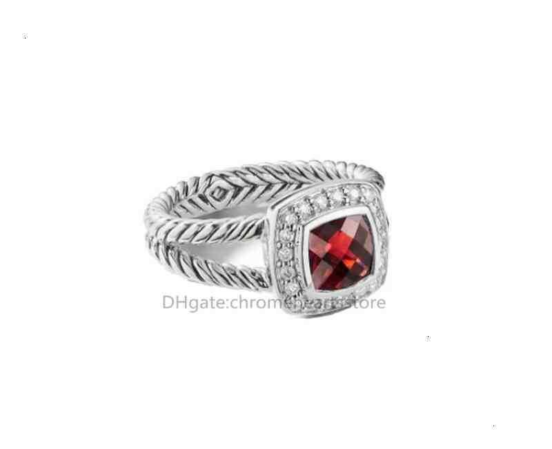 Czerwony pierścień Dyjz-012 z logo