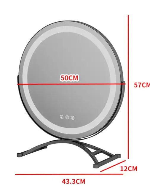 50 cm diameter (svart)
