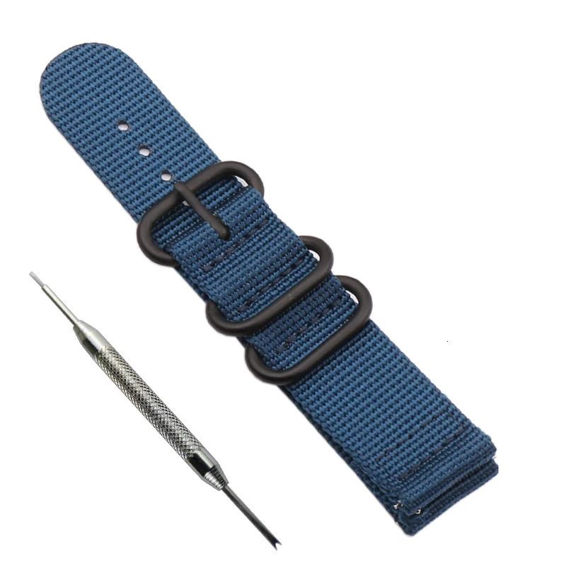 Nylon blu marino-22mm