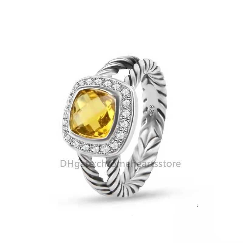 Żółty pierścień Dyjz-015 z logo