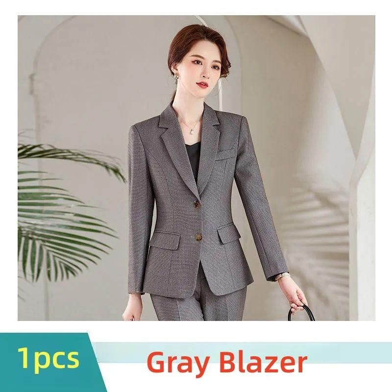 Gray blazer