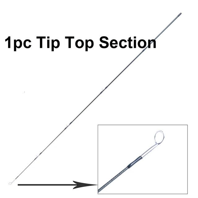 1pc Tip Top Section-9ft 6wt 4sec (270cm)