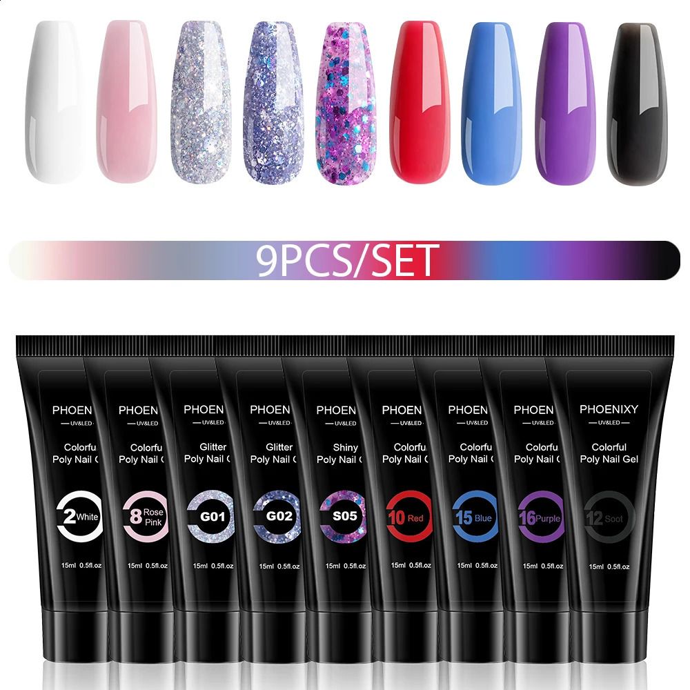 Ensemble de gels 9 pièces5