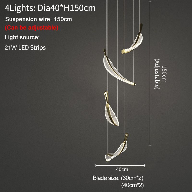 Dia40cm 4 luci non dimm su luce fresca