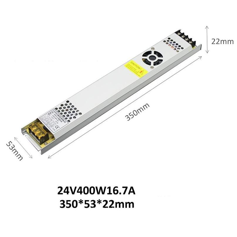 16,5A - 400W -24V Met ventilator