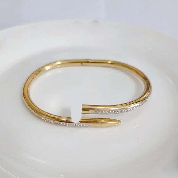 17 cm goud + multi-diamant