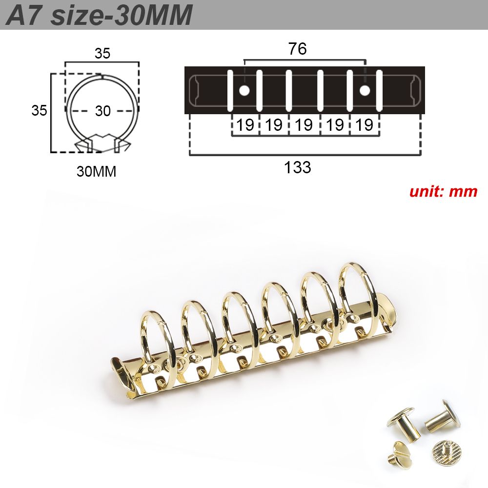 الذهب A7 30mm