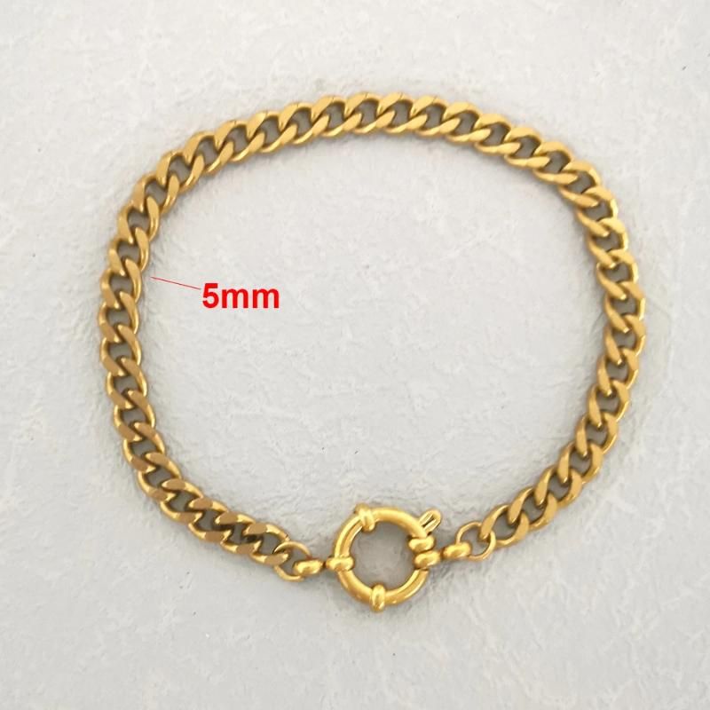 Armband 15cm Y0010 5mm Gold