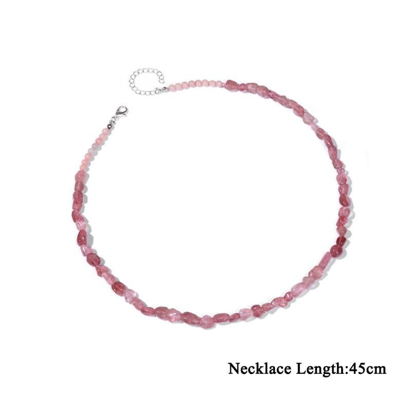 Collier aux fraises