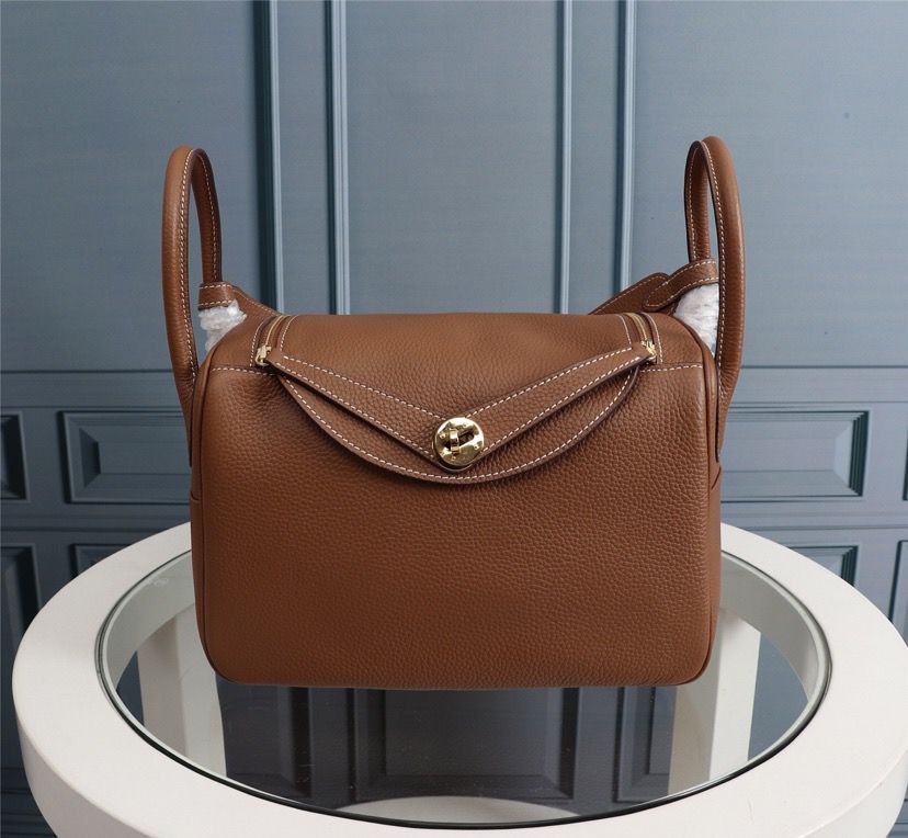 Togo Leather Brown Gold-Hardware