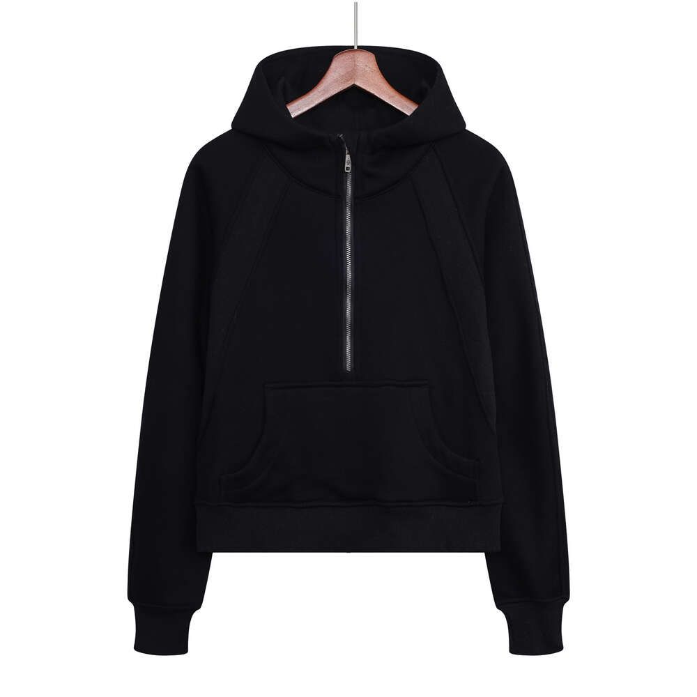 2 half zip hooded