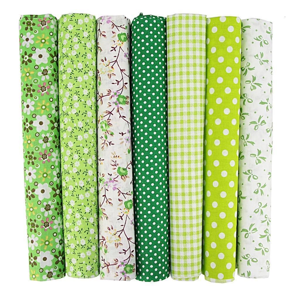 Vert-7pcs de 50x50cm