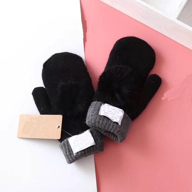 black-Cotton velvet gloves