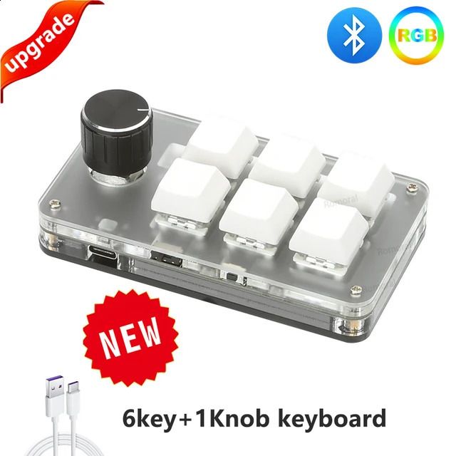 K06-White-BT-Blue Switch