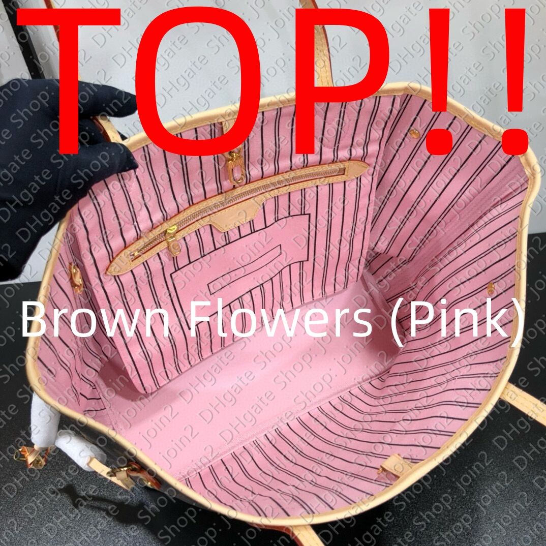 *Brown Flowers (Pink)