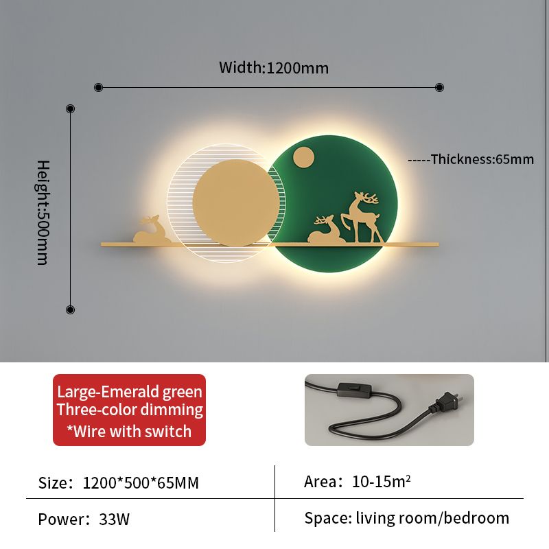 Green-120 cm Plug China Tritto-colore