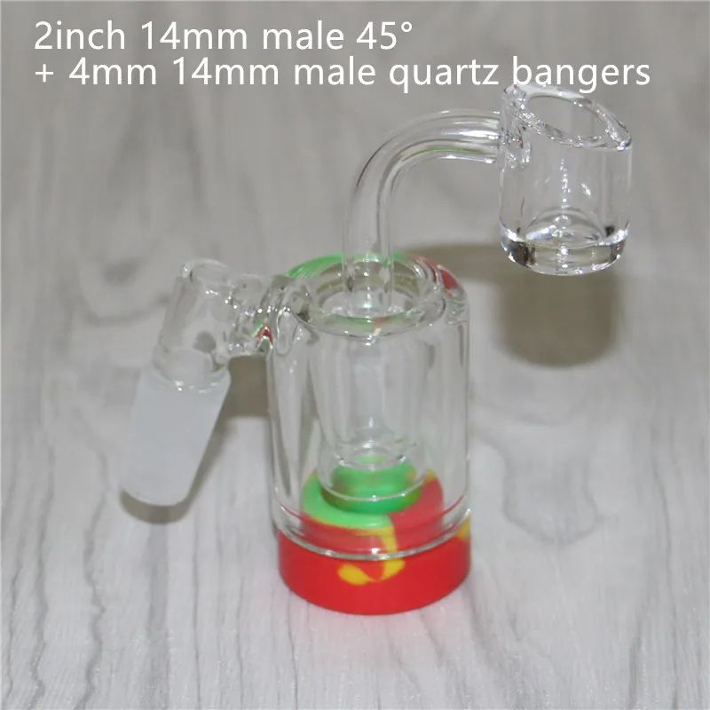 2inch 14mm macho 45 ° + 4mm quartz bangers