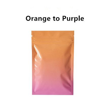 7x10cm laranja para roxo