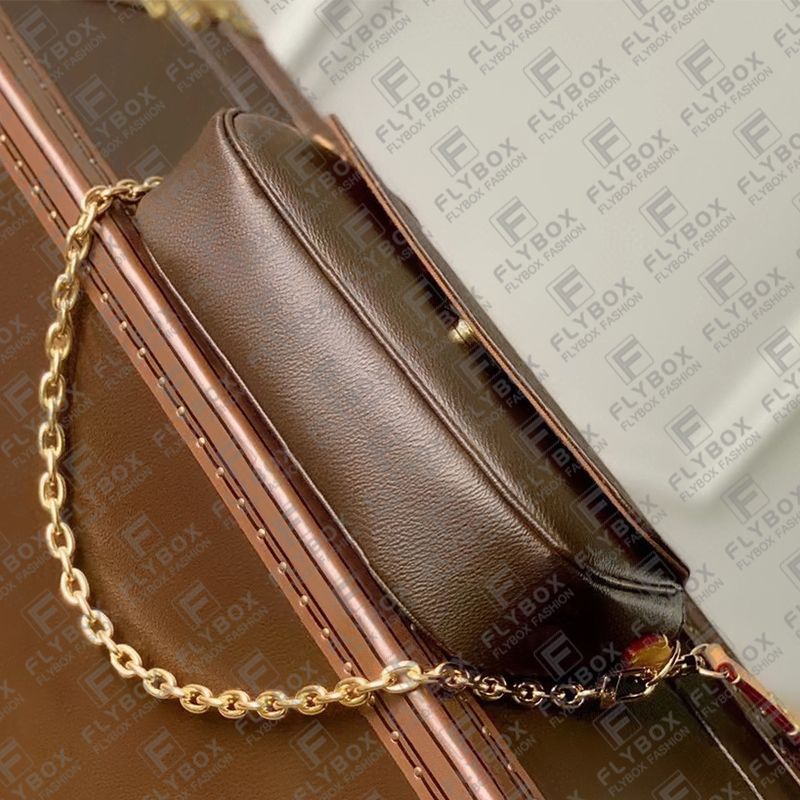 Louis's IVY Woc Chain Shoulder Bag Women Designer Handbag Fashion