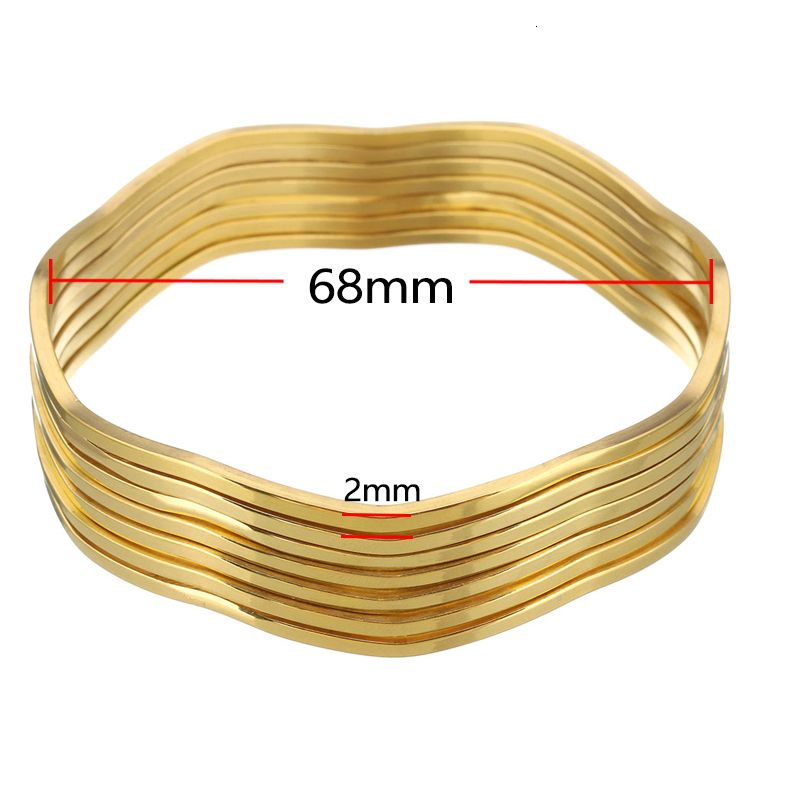 68 mm gouden kleur