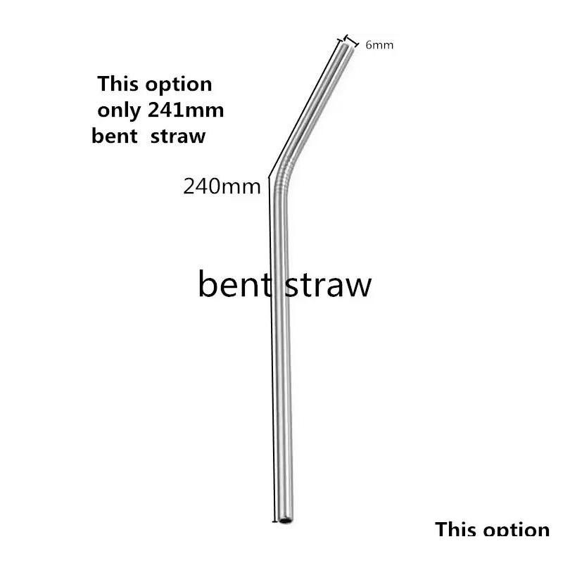 3#D Bent Straw 9.5Inch