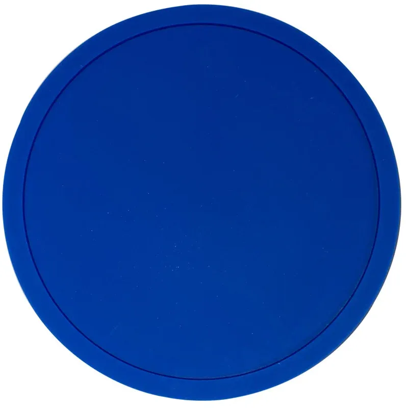 one size Rond donkerblauw