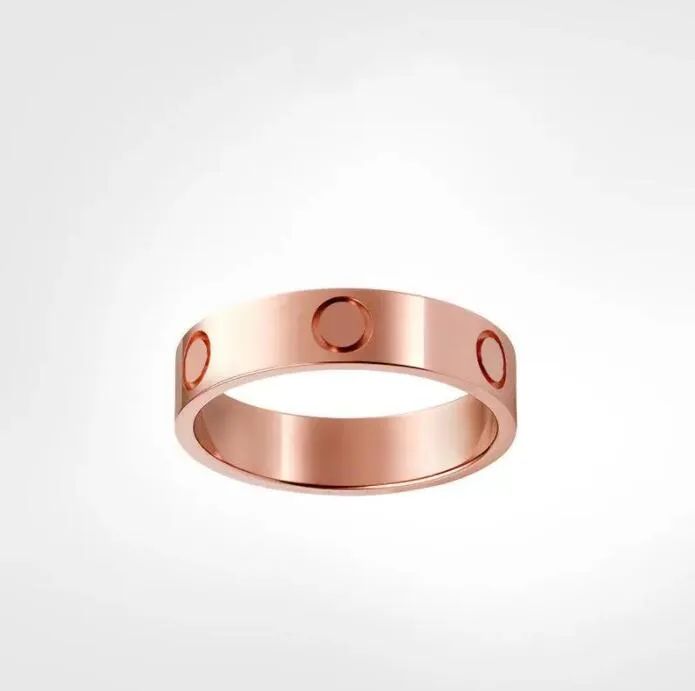 4mm Rose Gold No Diamond