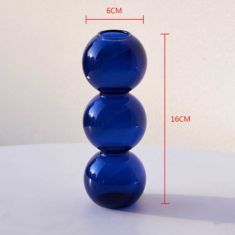 Vase bleu 16cm
