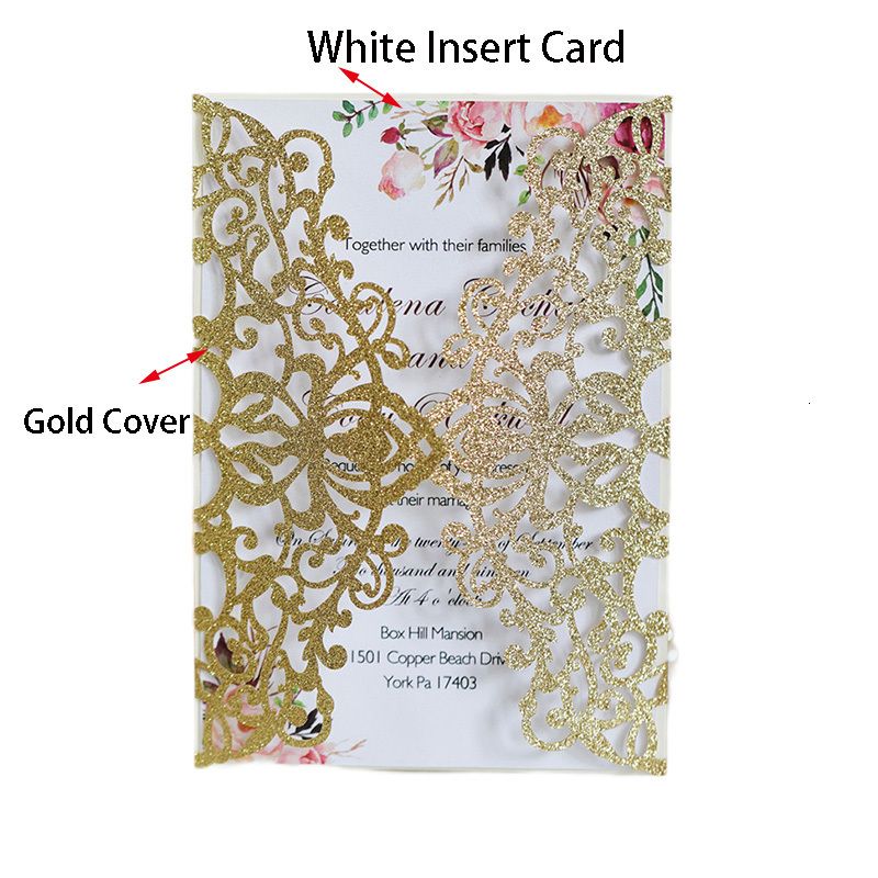 Gold Cover Insert-180x125mm