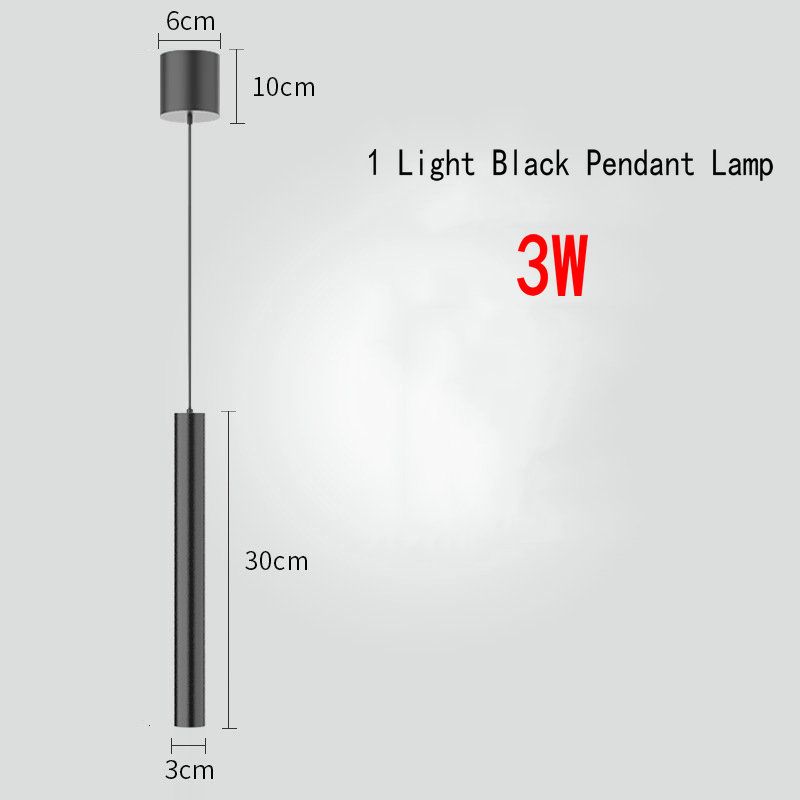 Lumière blanche noire-3W