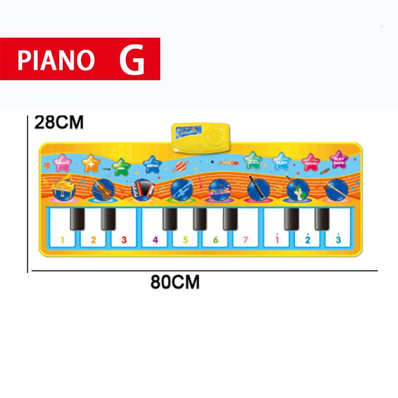 G Musikmatta 28x80 cm